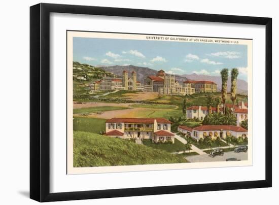 UCLA, Westwood Hills, Los Angeles, California-null-Framed Art Print