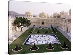 Udai Vilas Oberoi Resort Hotel, Udaipur Lake, Udaipur, Rajasthan State, India-John Henry Claude Wilson-Stretched Canvas