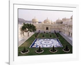 Udai Vilas Oberoi Resort Hotel, Udaipur Lake, Udaipur, Rajasthan State, India-John Henry Claude Wilson-Framed Photographic Print