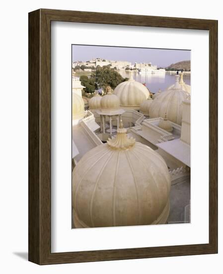 Udai Vilas Oberoi Resort Hotel, Udaipur Lake, Udaipur, Rajasthan State, India-John Henry Claude Wilson-Framed Photographic Print