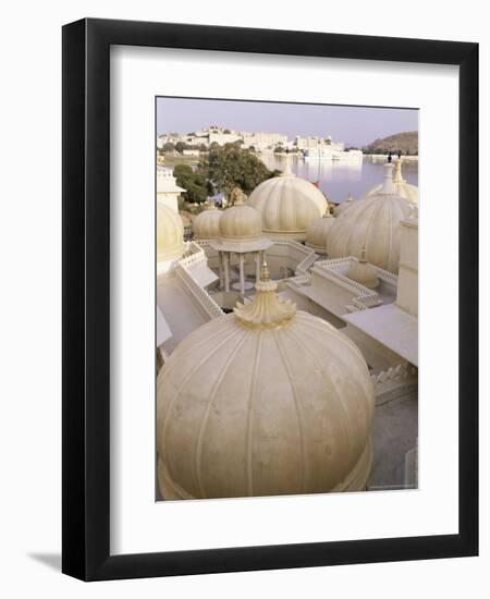 Udai Vilas Oberoi Resort Hotel, Udaipur Lake, Udaipur, Rajasthan State, India-John Henry Claude Wilson-Framed Photographic Print