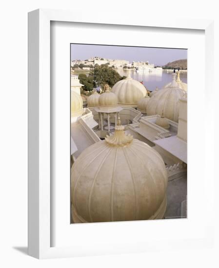 Udai Vilas Oberoi Resort Hotel, Udaipur Lake, Udaipur, Rajasthan State, India-John Henry Claude Wilson-Framed Photographic Print