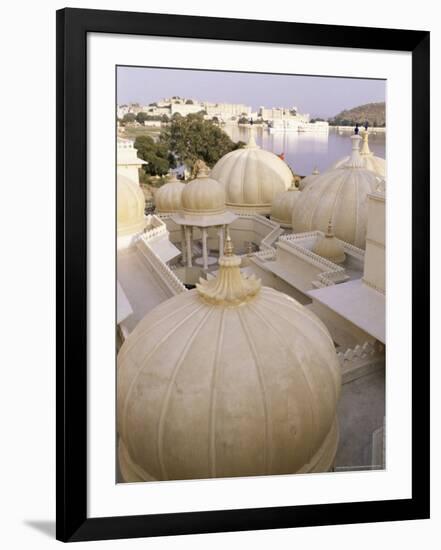 Udai Vilas Oberoi Resort Hotel, Udaipur Lake, Udaipur, Rajasthan State, India-John Henry Claude Wilson-Framed Photographic Print