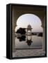 Udai Vilas Oberoi Resort Hotel, Udaipur Lake, Udaipur, Rajasthan State, India-John Henry Claude Wilson-Framed Stretched Canvas