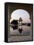 Udai Vilas Oberoi Resort Hotel, Udaipur Lake, Udaipur, Rajasthan State, India-John Henry Claude Wilson-Framed Stretched Canvas