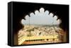 Udaipur City View from Udaipur City Palace Museum, Rajasthan, India, Asia-Godong-Framed Stretched Canvas