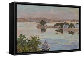 Udaipur, Lake Pichola-Tim Scott Bolton-Framed Stretched Canvas