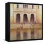 Udaipur Steps (Oil on Canvas)-Lincoln Seligman-Framed Stretched Canvas