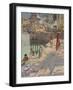 Udaipur Temple Bathing-Tim Scott Bolton-Framed Giclee Print