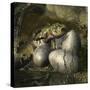 Udanoceratops Hatching Out of an Egg-Stocktrek Images-Stretched Canvas