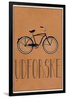 UDFORSKE (Danish -  Explore)-null-Framed Poster