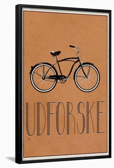 UDFORSKE (Danish -  Explore)-null-Framed Poster