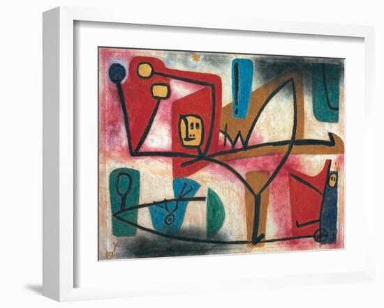 Uebermut (Arrogance)-Paul Klee-Framed Giclee Print
