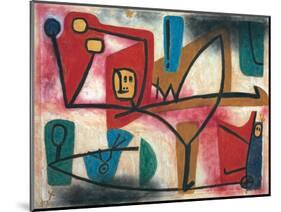 Uebermut (Arrogance)-Paul Klee-Mounted Giclee Print