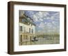 Ueberschwemmung in Port-Marly (Das Boot) 1876-Alfred Sisley-Framed Giclee Print