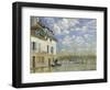 Ueberschwemmung in Port-Marly (Das Boot) 1876-Alfred Sisley-Framed Giclee Print