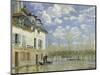 Ueberschwemmung in Port-Marly (Das Boot) 1876-Alfred Sisley-Mounted Giclee Print