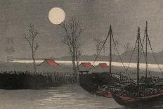 Sailboats and Mount Fuji.-Uehara Konen-Art Print