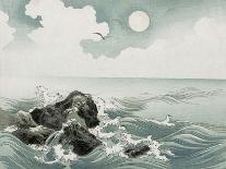 Sailboats and Mount Fuji.-Uehara Konen-Stretched Canvas