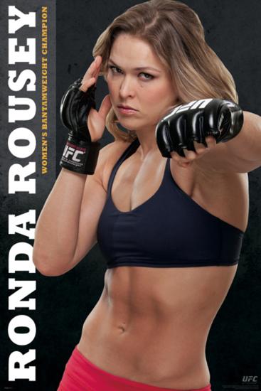 UFC - Ronda Rousey-null-Lamina Framed Poster