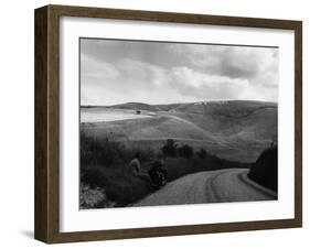 Uffington White Horse-Fred Musto-Framed Photographic Print