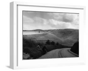 Uffington White Horse-Fred Musto-Framed Photographic Print