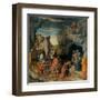 Uffizi Triptych. Adoration of the Magi-Andrea Mantegna-Framed Art Print