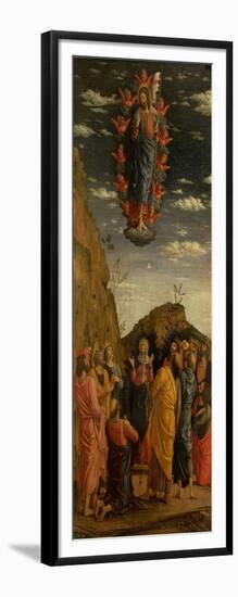 Uffizi Triptych. Ascension of the Christ-Andrea Mantegna-Framed Art Print