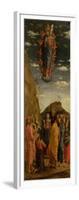 Uffizi Triptych. Ascension of the Christ-Andrea Mantegna-Framed Art Print