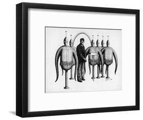 UFO Abduction at Paciencia-null-Framed Art Print