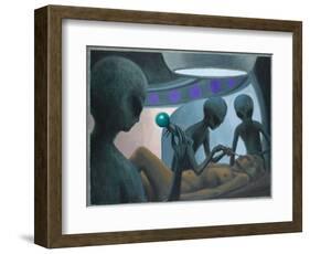 UFO Abductions-Michael Buhler-Framed Art Print