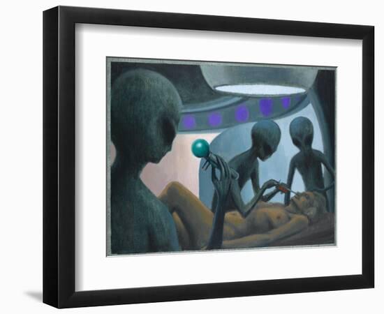 UFO Abductions-Michael Buhler-Framed Art Print