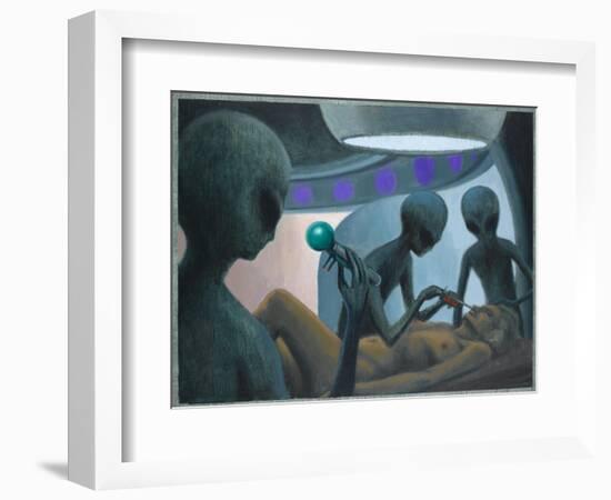 UFO Abductions-Michael Buhler-Framed Art Print