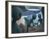 UFO Abductions-Michael Buhler-Framed Art Print