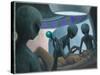 UFO Abductions-Michael Buhler-Stretched Canvas