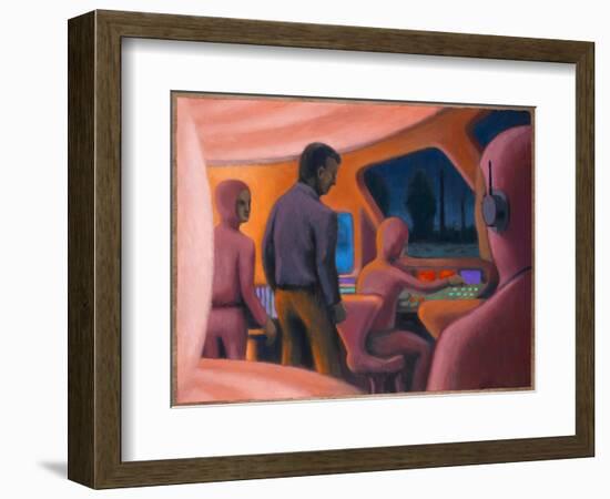 UFO Abductions-Michael Buhler-Framed Art Print