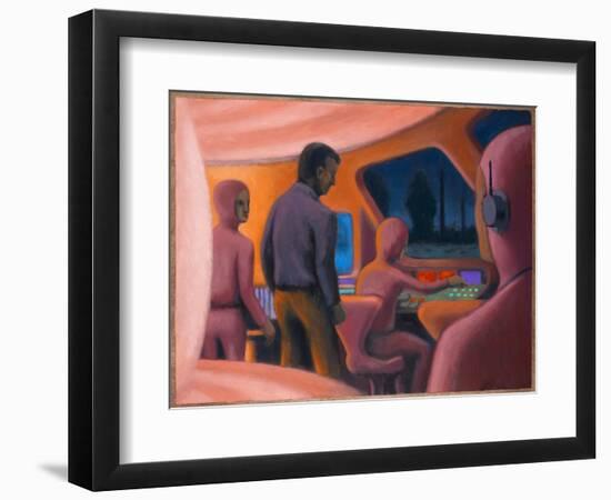 UFO Abductions-Michael Buhler-Framed Art Print