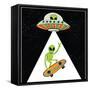 UFO Alien-Mariah Rupp-Framed Stretched Canvas
