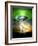 UFO Cattle Abduction, Conceptual Artwork-Victor Habbick-Framed Photographic Print