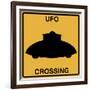 UFO Crossing-Tina Lavoie-Framed Giclee Print