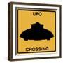 UFO Crossing-Tina Lavoie-Framed Giclee Print