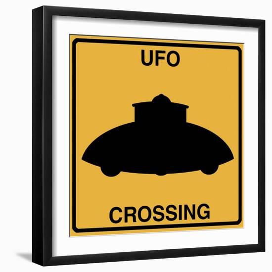 UFO Crossing-Tina Lavoie-Framed Giclee Print