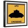 UFO Crossing-Tina Lavoie-Framed Giclee Print