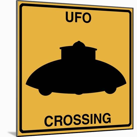 UFO Crossing-Tina Lavoie-Mounted Giclee Print