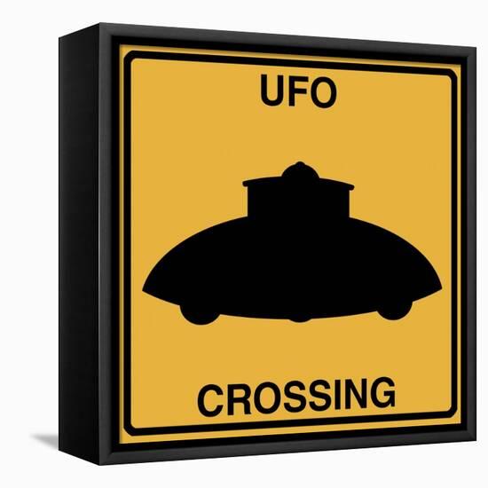 UFO Crossing-Tina Lavoie-Framed Stretched Canvas