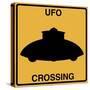 UFO Crossing-Tina Lavoie-Stretched Canvas