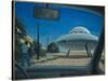 UFO Encounter-Michael Buhler-Stretched Canvas