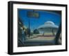 UFO Encounter-Michael Buhler-Framed Art Print