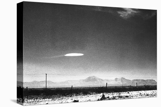 UFO Flying over New Mexico-null-Stretched Canvas