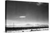 UFO Flying over New Mexico-null-Stretched Canvas